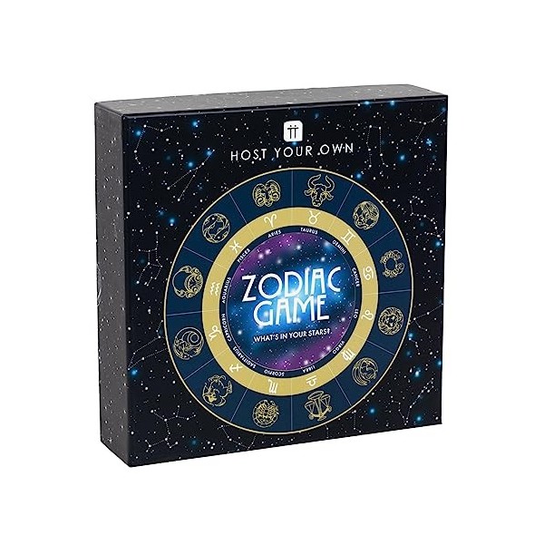 Jeu de société Talking Tables Zodiac | Cadeaux de Signe Astrologique pour Les Amateurs dastrologie, Horoscopes, génération Z