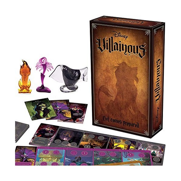 Ravensburger Disney Villainous Evil Comes Prepared - Strategy Board Game for Kids & Adults Age 10 Years Up - Can Be Played as