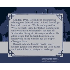 Blaubart Verlag - BLA00001 - Jeu de société "Mörderische Dinnerparty, Die Stimme aus dem Jenseits" - Langue: allemande