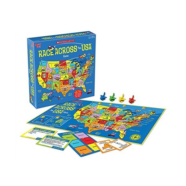 Scholastic Race Across The USA Game-