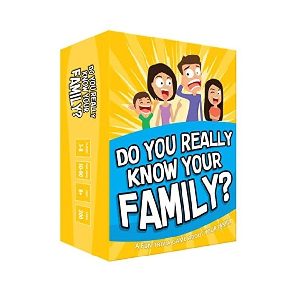 GGBLCS The Ultimate Family Game Night Bundle - Connaissez-Vous Vraiment Votre Famille? et Qui en Sait Plus? Enfants ou Adulte