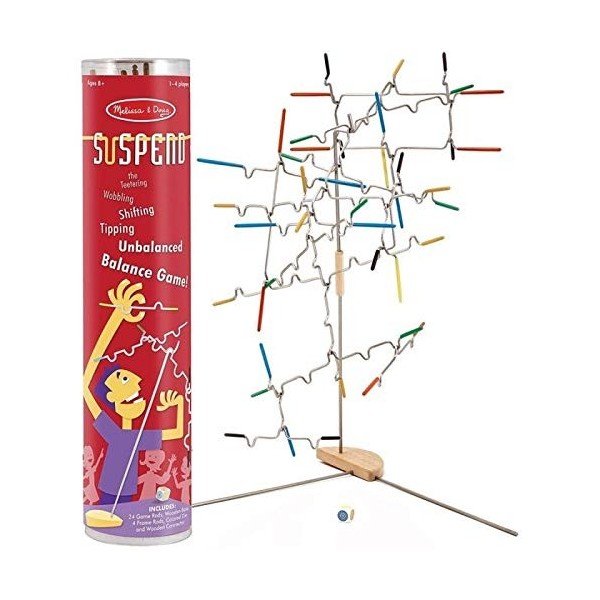 Melissa & Doug Jeu de société Suspend Jeu déquilibre 31 pièces pour Enfants à partir de 8 Ans