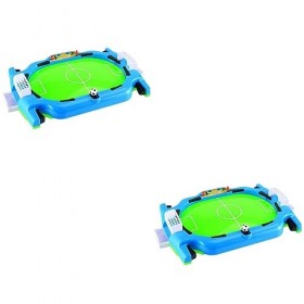 INOOMP 2 Ensembles De Jeu De Baby-Foot Jeu De Baby-Foot Mini Jeu De Baby-Foot Échiquier pour Enfants Ballon De Football pour 