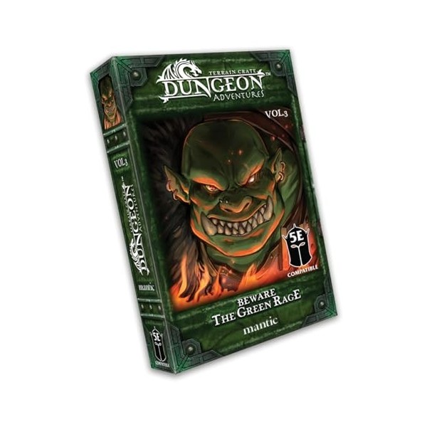 Mantic Entertainment. Terrain Crate Dungeon Adventures Vol 3 : Beware The Green Rage. MGTC215