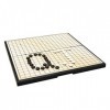 ShiningLove Jeu de Go magnétique Pliable Ensemble Weiqi résistant à lusure Noir Blanc Chessman Puzzle Jeu déchecs Jeu de so