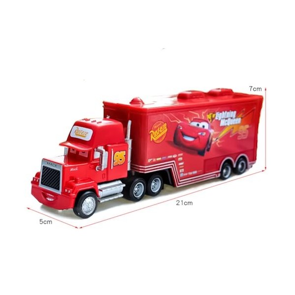 Voiture Miniature, Jouet de Camion de Transporteur Jouet de Camion de Transporteur, Cartoon Camion Transporteur 21cm Peut Con