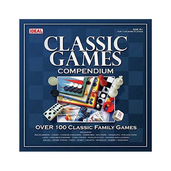 Ideal , Classic Games Compendium: Over 100 Classic Family Games!, Classic Board Games, for 1+ Players, Ages 4+