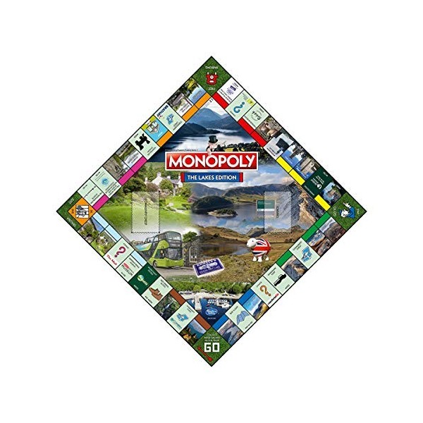 Monopoly WM00277-EN1-6 The Lakes Regional Brettspiel