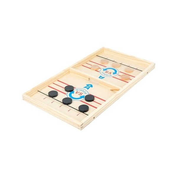 Ronyme Jeu de palet rapide, jouet déchecs, jouets de Sport, jeux de famille en bois, jeu gagnant, jeu de Hockey pour enfants