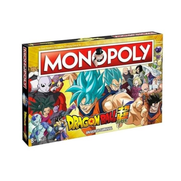 Winning Moves Dragon Ball Z Super Edition Monopoly - Italy Merchandising