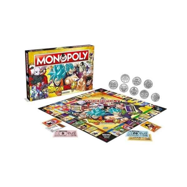 Winning Moves Dragon Ball Z Super Edition Monopoly - Italy Merchandising