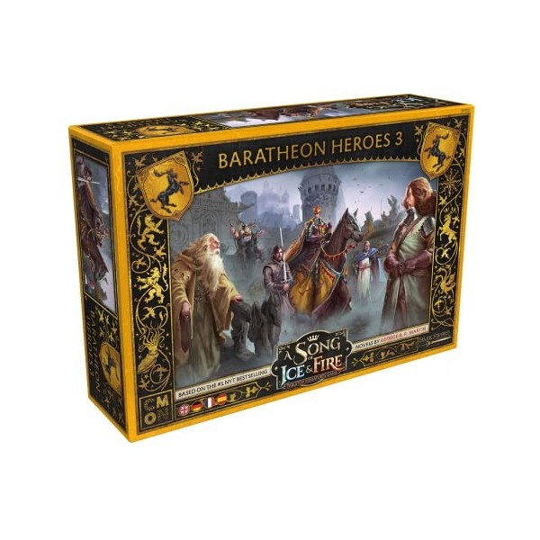 CMON-Un Chant de Glace et de feu-Heroes of House Baratheon III Army Jeu, CMND0221, Multicolore, coloré, Moyen