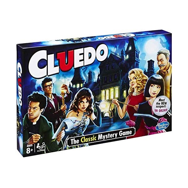 Cluedo, Le Jeu de mystère Classique - Éliminez Les Suspects et découvrez WHODUNIT, avec Quoi et O! Instructions universelles