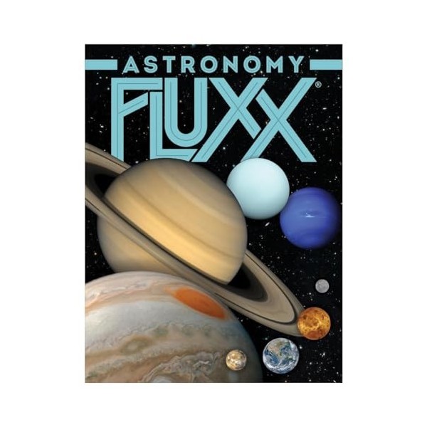 Looney Labs , Astronomy Fluxx, Board Game, Ages 8+, 2-6 Players, 5-30 Minutes Playing Time