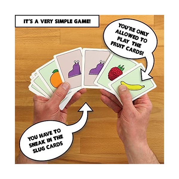 Spinning Poodle Games Hide The Slug The Fantastic Family Jeu de cartes de bluff et de ruse