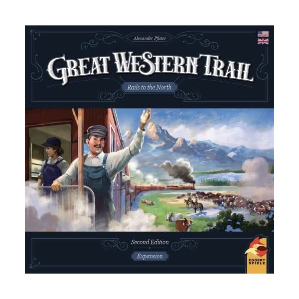 Eggert Spiele Rails to The North - Great Western Trail 2ème édition - Jeu de société - À partir de 12 Ans - 1 à 4 Joueurs - T