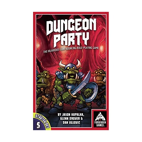 Forbidden Games: Dungeon Party - Kit de démarrage - Jeu de cartes rebondissant - À partir de 10 ans - 1 à 6 joueurs - 30 à 90