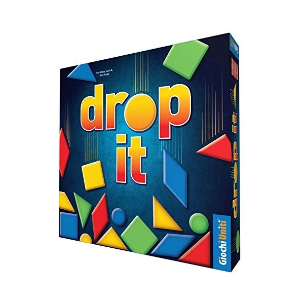 Giochi Uniti - Drop It - Jeu de société - Multicolore Version Italienne Multicolore