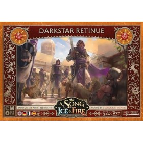 CMON | A Song of Ice & Fire – Darkstar Retinue Dark Starns Gefolgschaft | Extension | Tabletop | 2 Joueurs | À partir de 14