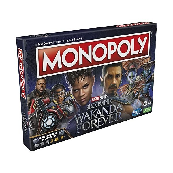 Juego de mesa monopoly black panther