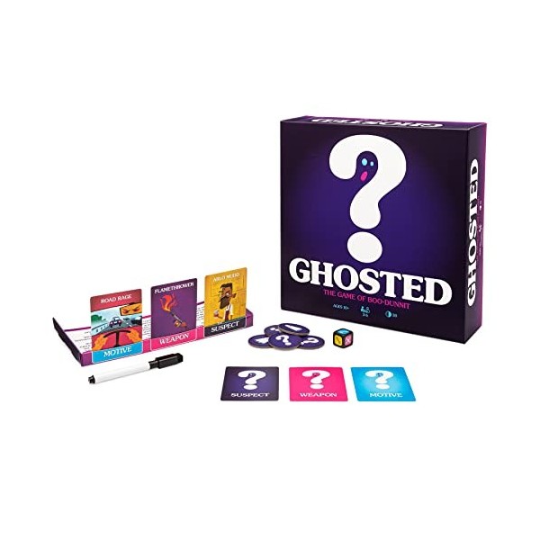 GHOSTED - Le Jeu de Boo-Dunnit. Soyez Le Premier à Savoir Qui Vous a transformé en fantôme en utilisant Vos compétences de dé