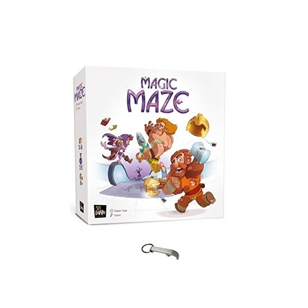 Lot Magic Maze Version Française + 1 Décapsuleur Blumie Jeu de Base 