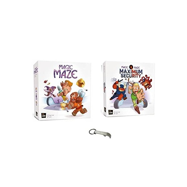 Lot Magic Maze Version Française + 1 Décapsuleur Blumie Jeu de Base 