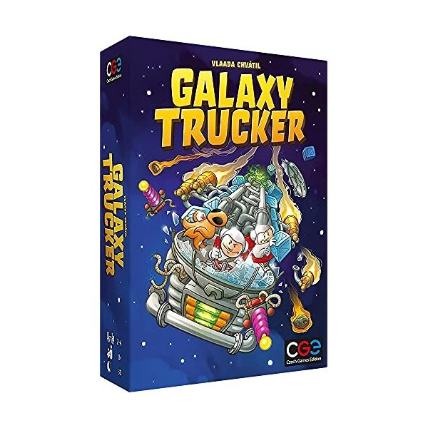 Czech Games Edition | Relaunched Galaxy Trucker | Jeu de société | À partir de 10 ans | Pour 2 à 4 joueurs | Temps de jeu moy