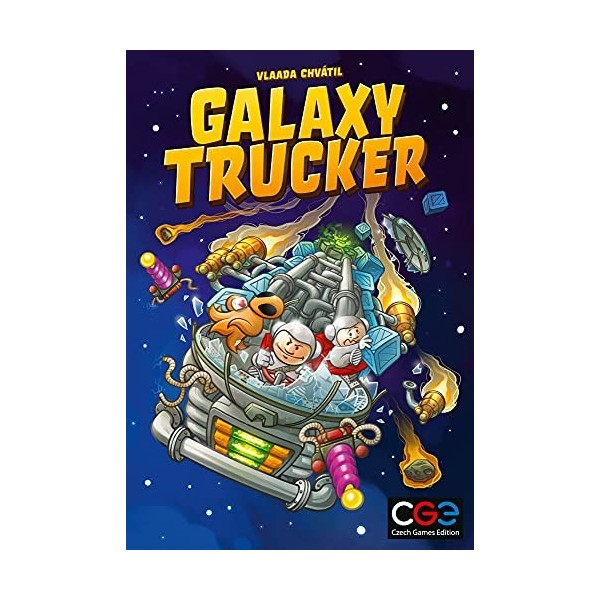 Czech Games Edition | Relaunched Galaxy Trucker | Jeu de société | À partir de 10 ans | Pour 2 à 4 joueurs | Temps de jeu moy
