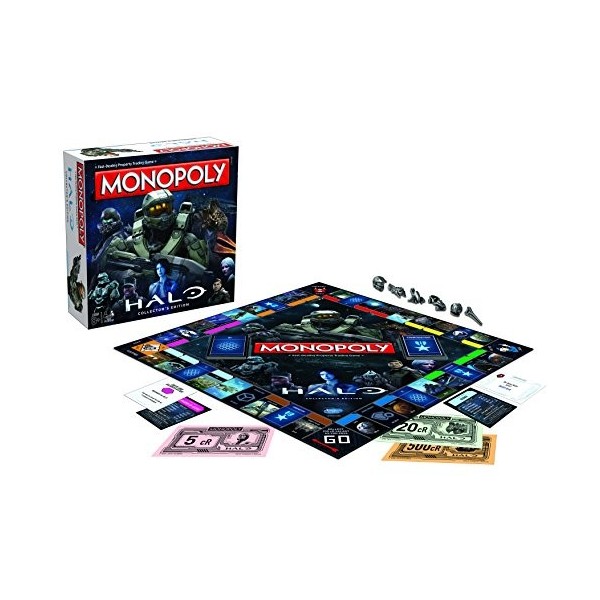 Winning Moves- Halo Monopoly Board Game, 020572, Indisponible