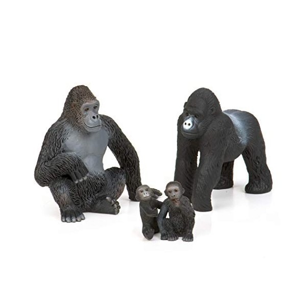 Terra by Battat-Terra-44646-Figurine-Famille de Gorille, 44646