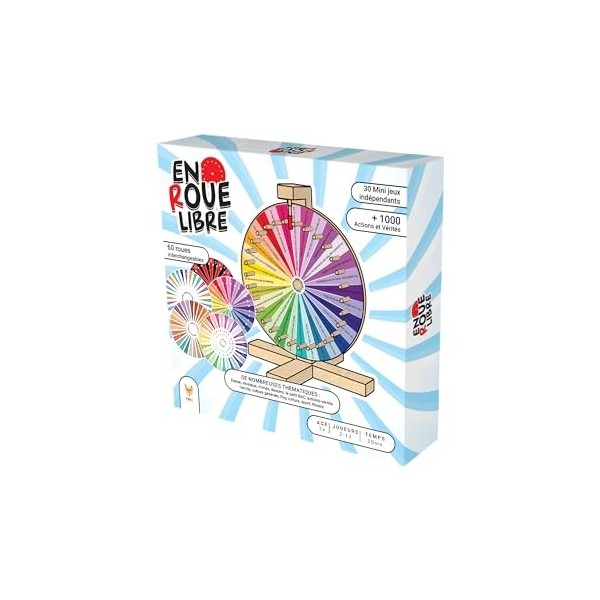 Topi Games - Jeu en Roue Libre - Jeu de société - Jeu Enfant - A partir de 7 Ans