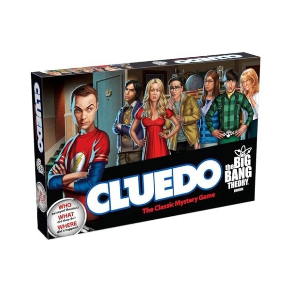 Winning Moves 332406 Jeu Cluedo Edition The Big Bang Theory, Version Anglais
