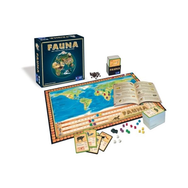 Huch & Friends -75808 - Jeu de réflexion "Fauna" - Langue : Allemand