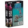 Marvel Crisis Protocol Klaw & MBaku Character Pack,Jeu de combat miniatures,Jeu de stratégie pour adultes,À partir de 14 ans