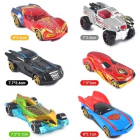 FGen 6pcs Voiture Enfant Petites Voitures Jouets,Mini Jouet Voiture,Voiture Friction Petite Voiture Enfant,Voitures de Course