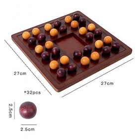 Colcolo Tic TAC Toe Jeu déchecs, loisirs intelligents, fabriqués à la main, jeu de société de puzzle pour lintérieur et le