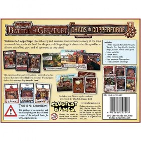 SlugFest Games: Battle for Greyport : extension Chaos in Copperforge – Jeu de construction coopératif dans le Red Dragon Inn 