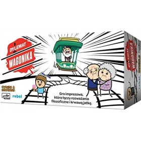 Dylemat Wagonika Towarzyska Gra Planszowa Imprezowa Obrazkowa Polska Wersja Polish Edition Rebel
