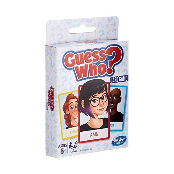 Hasbro Gaming Guess Who? Card Game for Kids Ages 5 and Up, 2 Player Guessing Game