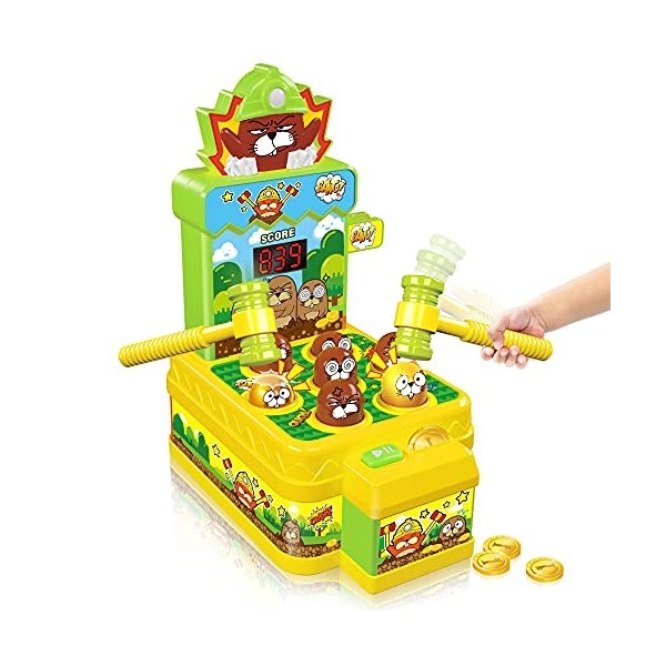 VATOS Jeu de la Taupe,Mini Jeu darcade électronique Rose 