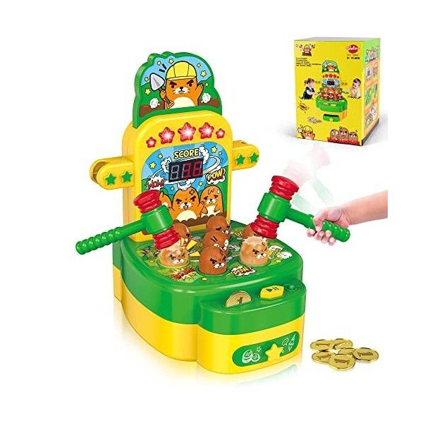 VATOS Jeu de la Taupe,Mini Jeu darcade électronique Rose 