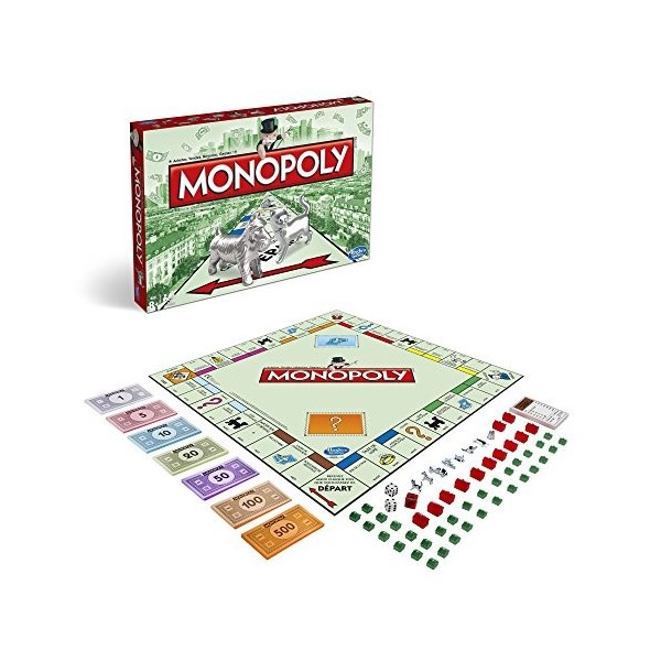 Hasbro - 94470 - Jeu de Plateau - Monopoly Classique