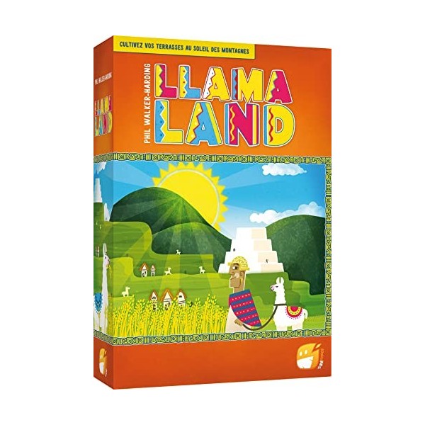 Funforge | Llama Land | Jeu de société | Jeu Famille | Age : 10 + | 2 à 4 Joueurs | Durée : 45 Min