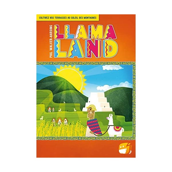 Funforge | Llama Land | Jeu de société | Jeu Famille | Age : 10 + | 2 à 4 Joueurs | Durée : 45 Min