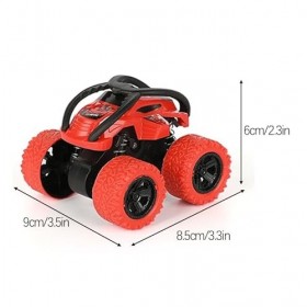 AWAVM 2PCS Voiture Monstre Inertie Monster Truck,Véhicul Hors Route Jouet Voiture de Course à Quatre Roues Enfants Mini Camio