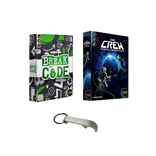 Lot The Crew + Break The Code + 1 Décapsuleur Blumie The Crew + Break The Code 