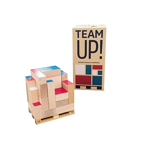 Helvetiq - Team Up boardgame, marron, rouge, blanc et bleu, 1 - version italienne