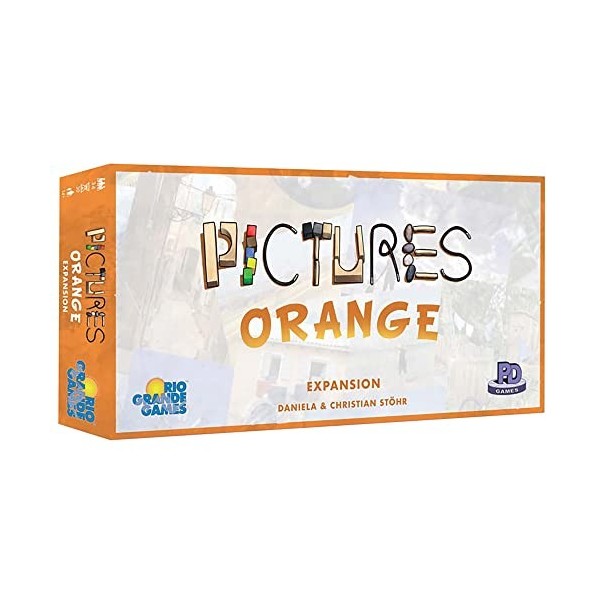 Rio Grande Games: Pictures Orange Extension de jeu familial pour les images - Âge 14 +, 3 à 5 joueurs, 30 minutes de jeu