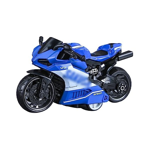 ZGCXRTO Moto modèle Jouet, Simulation Moto Jouet,Alliage Moto modèle Jouet,Jouet de véhicule à Traction Hautement Cadeaux Mot